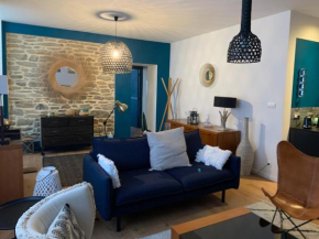 Appartement en RDC chaleureux à 100m des plages et du centre ville